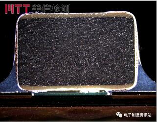 失效PCBA上C7電容切片形貌